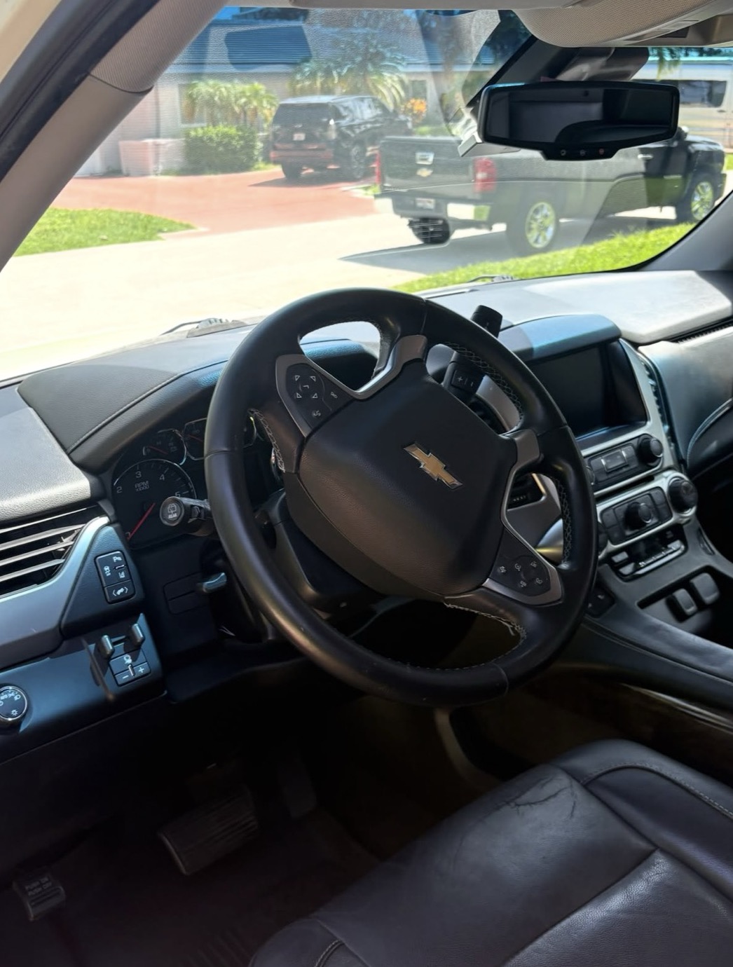 Chevrolet Tahoe interior after a full detail