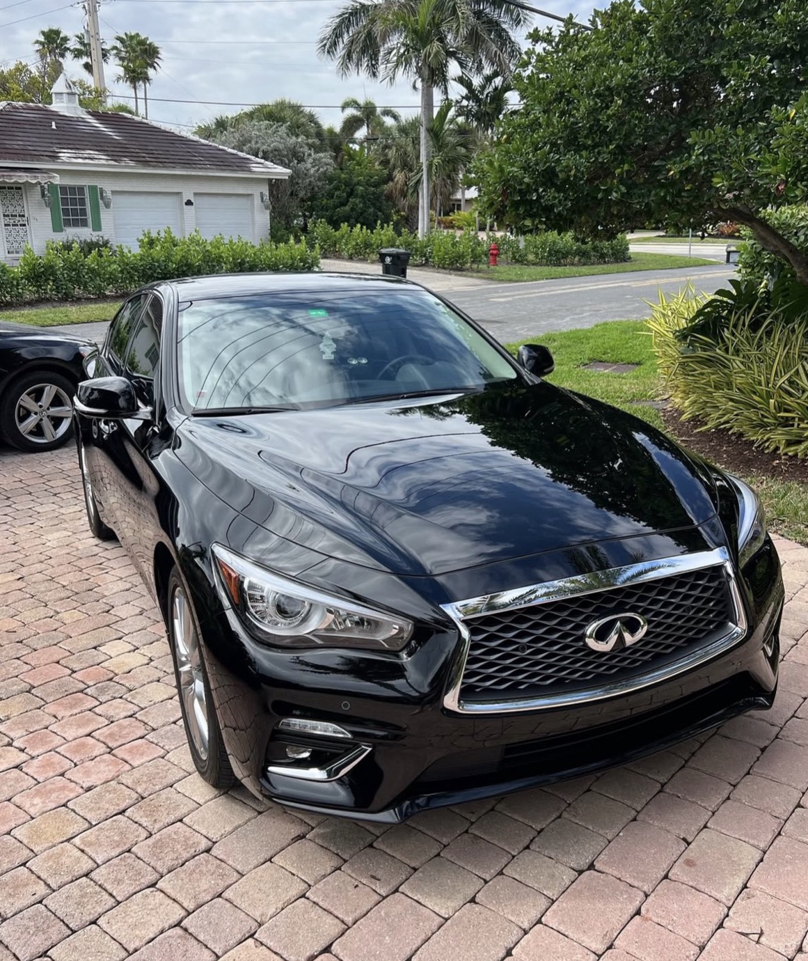 Infiniti Q50 after a 1-step correction and coating
