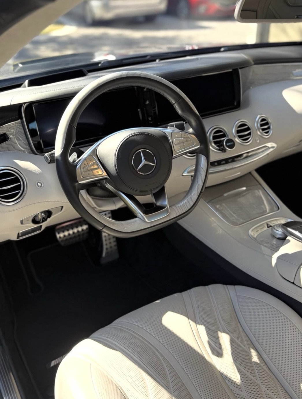Mercedes-Benz S-Class interior after a full detail